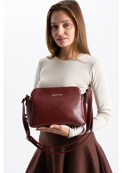 Glc Kadın 3 Bölmeli Ayarlanabilir Askılı Çapraz Çanta fırsatları