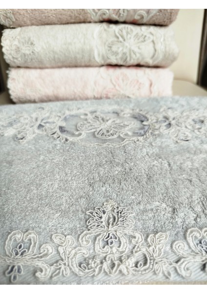 Bella Dantel Bambu Oyma Nakışlı 50X90 cm El Yüz Havlusu 6 Lı Pvc Kutulu fiyatları