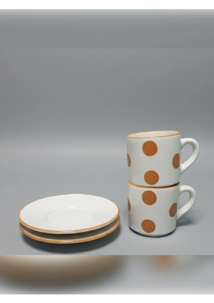 Türk Kahve Fincanı Puantiye El Işçiliği