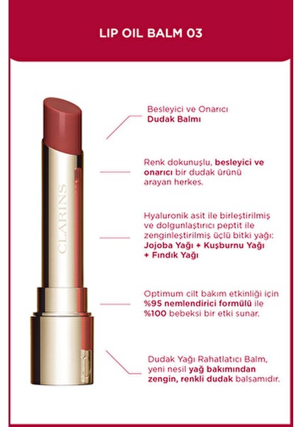 Lip Oil Balm 03 Lychee Şeftali Renkli Doğal Görünüm 2.9g Ultra Parlak Bitiş fiyatları