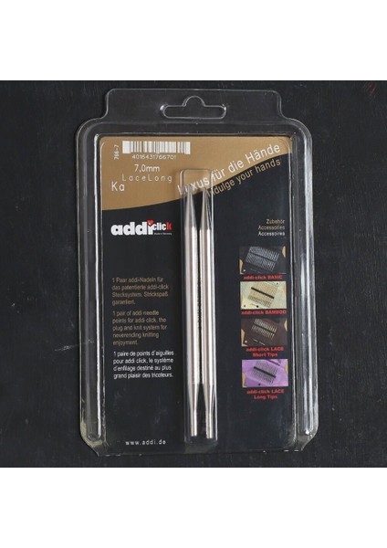 Addi Click Lace 7 mm Değiştirilebilir Uzun Uçlu Da