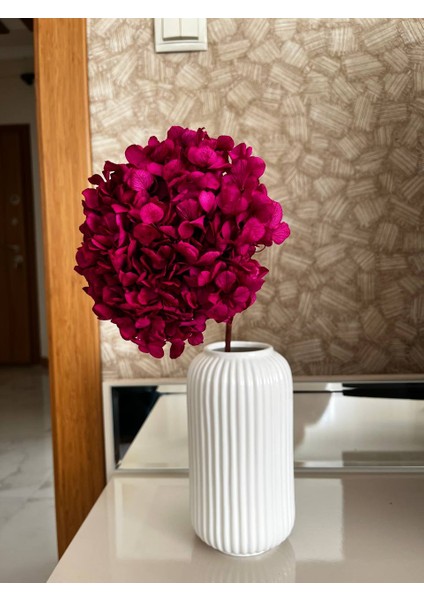 Kuru Çiçek Şoklanmış Pembe Ortanca Demeti fırsatları