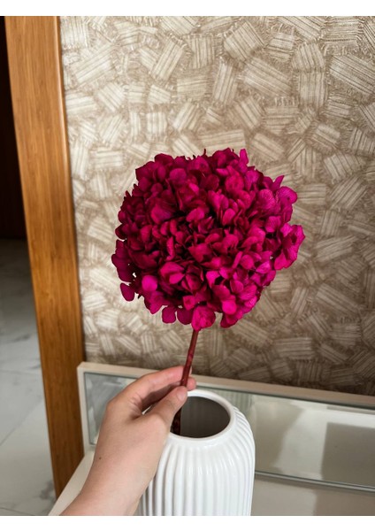 Kuru Çiçek Şoklanmış Pembe Ortanca Demeti indirimleri