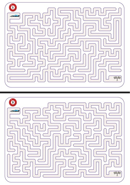 3-9 Yaş Kolaydan Zora Labirent Bulmaca Kitabı (Spiralli) fırsatları