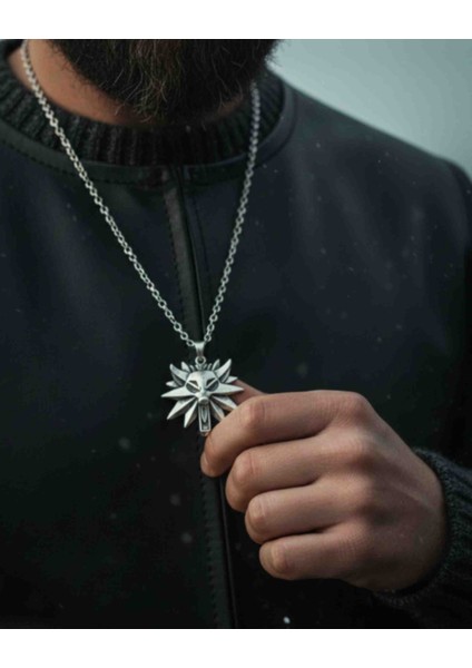 3'lü Kolye Kurt Kanca ve Pusula Tasarım 3'lü Erkek Kolye fiyatları