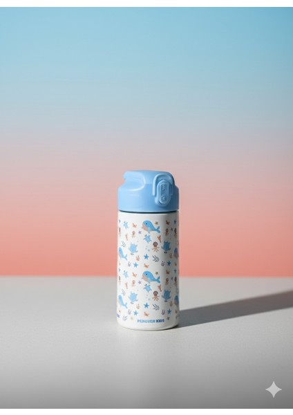 500ML Çocuk Desenli Su Matarası | Pipetli | Paslanmaz Çelik| Bpa Free | Sızdırmaz Kapaklı indirimleri