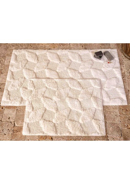 Snowy Banyo Paspası 2'li Ekru