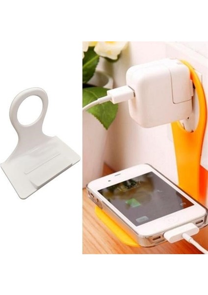 Adatak® Universal Mobil Şarj Priz Askısı ve Telefon Tablet Tutucu Stand