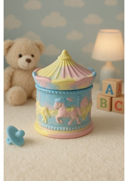 Atlı Karınca Saklama Kutusu Takılık Bebek Odası