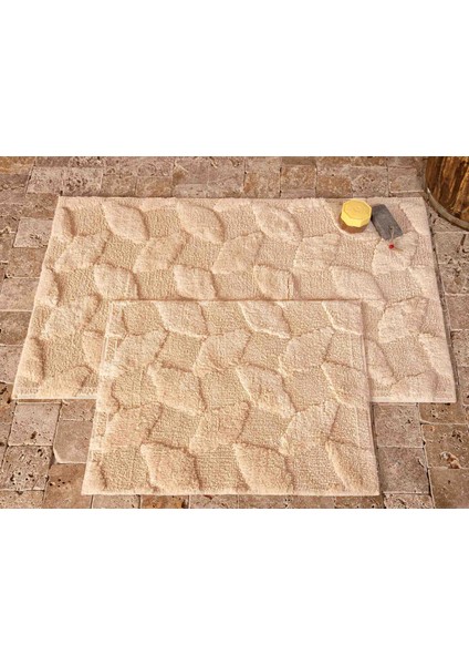 Snowy Banyo Paspası 2'li Cappuccino