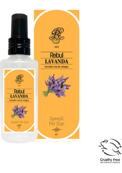 Rebul 125ML Lavanta Spreyli Kolonya Pet