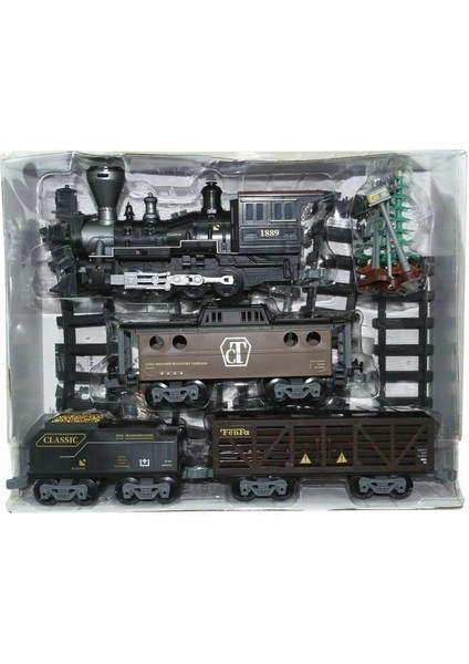 FF-1613A Işıklı ve Sesli Classic Buharlı Tren