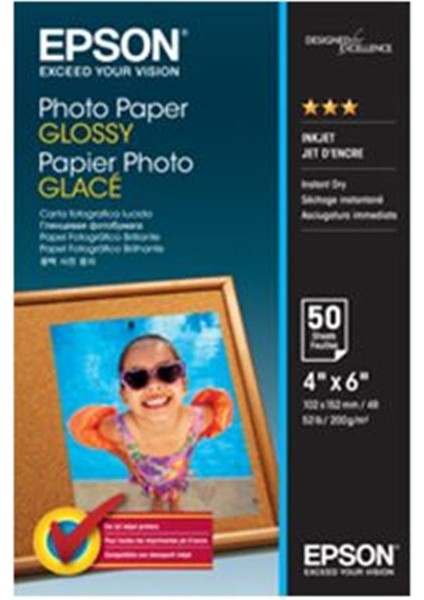 Epson 10X15 200GRAM 50'li Fotoğraf Kağıdı S042547