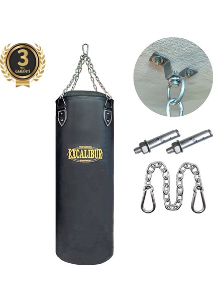 Klasik Boks Torbası 100 x 35 cm Siyah fiyatları