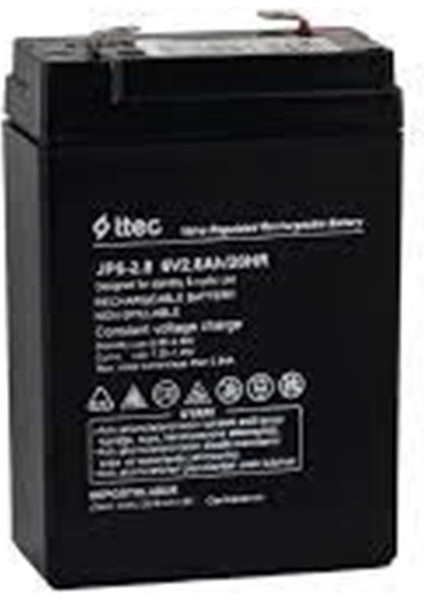 Ttec 6V 2.8AH Bakımsız Kuru Akü