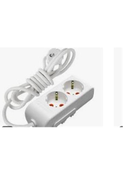 Mutlusan Rı-Tech 2li 3mt Topraklı Grup Priz (001 175 210002 03 00)