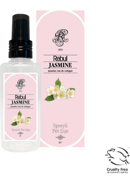 Rebul 125ML Jasmine Spreyli Kolonya Pet