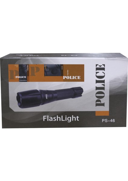 Polıce Ps-46 Cree T6 Ledli Şarjlı El Feneri