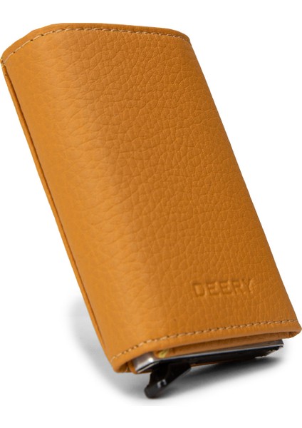 Hakiki Deri Hardal Mekanizmalı Dikey Erkek Cüzdanı - 00632MHRDZ01 fiyatları