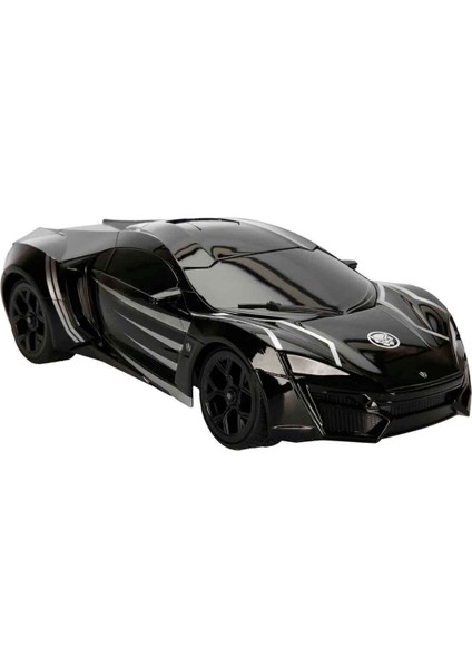 7037 Kumandalı 1:16 Avengers Black Panther Lykan Hypersport Araba