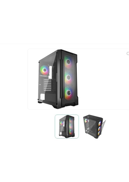 Gamebooster Falcon GB-A750B 750W 80+ Bronze USB 3.0 Mesh Argb Atx Mid Tower Gaming Kasa