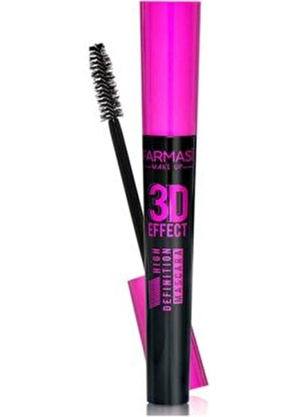 3D Effect Maskara Hacim Verici Etkiyle Büyük Boy Siyah Renkli Kirpikler İçin modelleri