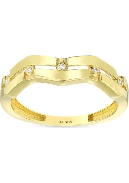 Tasarım Altın Yüzük - 14K