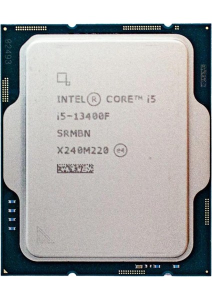 Intel Core I5 13400F Tray 2.5ghz (Turbo 4.48GHZ) 20MB Cache LGA1700 13.nesil Kutusuz Işlemci