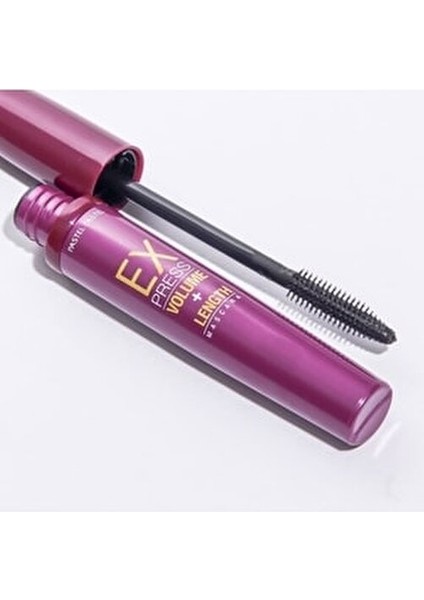 Express Volume+Length Maskara Hacim Verici Uzatma Etkisiyle Siyah Renkli Büyük Boy fiyatları