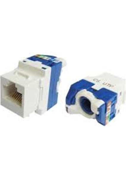 Apronx APX-UTP180 Cat6 180° Utp Keystone Jack 10 Lu Paket Legrand Type