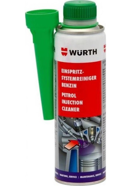 Würth Benzin Enjektör Temizleyici Yeni Nesil 300 ml 58611013000028 12