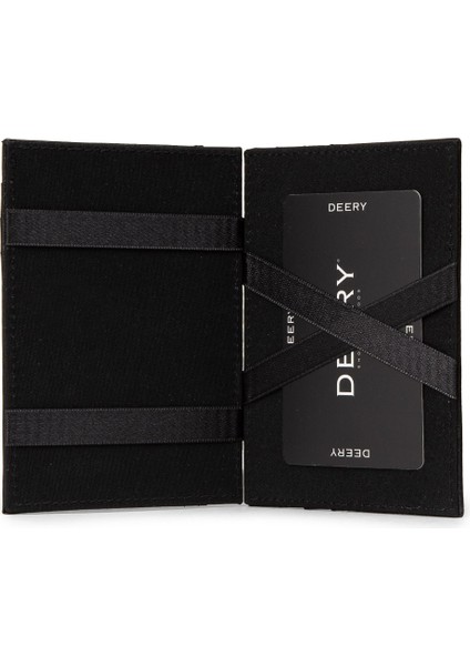 Erkek Hakiki Deri Siyah Sihirbaz Dikey Cüzdan - 03101MSYHZ01 modelleri