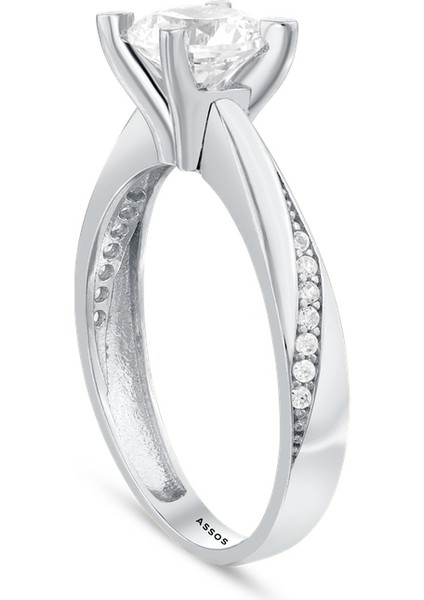 Altın Tektaş Yüzük - 14K