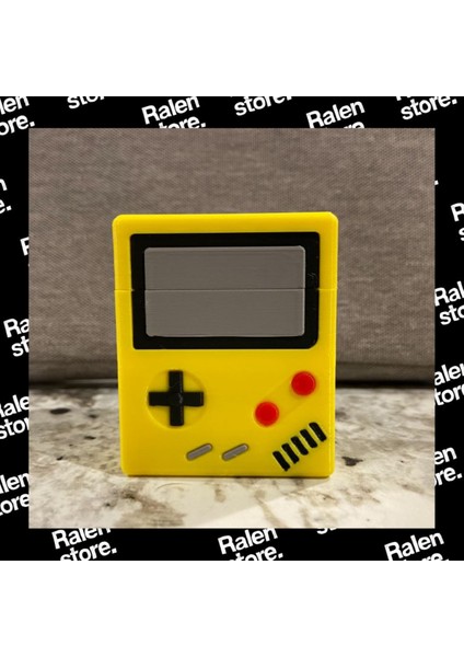 Gameboy Temalı Sarı Renk Airpods 1-2 Uyumlu Kılıf | 6cm ( Yüksek Kalite 3D Baskı Pla ) fırsatları