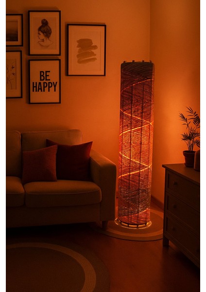 Doğal El Yapımı Lambader Bohem,ahşap,modern,rustik