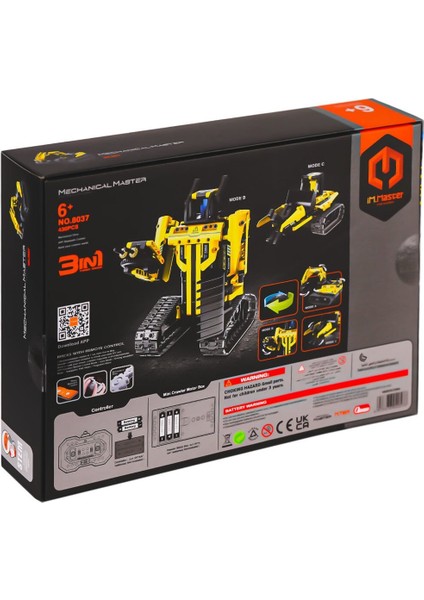 8037 Imm Kumandalı Master Blokları Kepçe 3ın1 430 Parça fırsatları