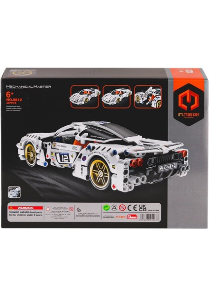 5812 Imm Süper Araba Beyaz Blok Seti 437 Parça fırsatları