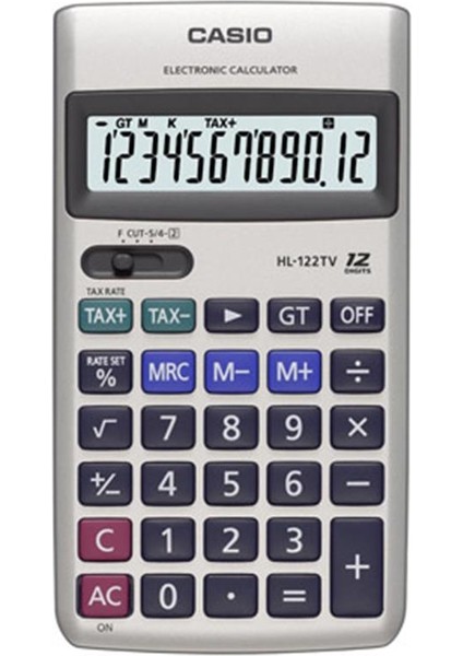 Casio HL-122TV 12 Hane Cep Tipi Hesap Makinesi