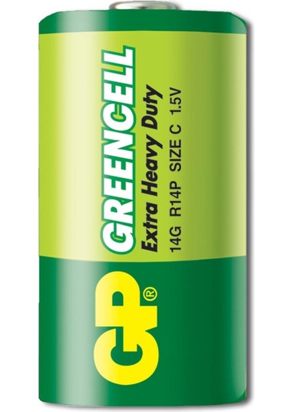 Gp Greencel R14 Orta Boy Çinko Pil 24'lü Paket GP14G-2S2 fiyatları