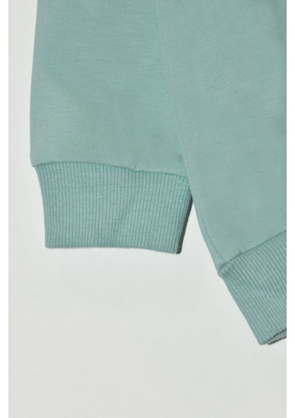 Kız Çocuk %100 Pamuk Gökkuşağı Süzeneli Sweatshirt - 1021 fırsatları