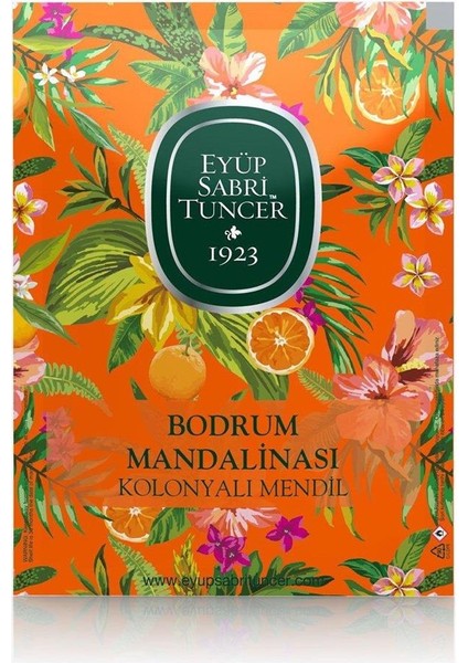 Eyüp Sabri Tuncer 150LI Mendil Bodrum Mandalinası Kolonyalı (9,3 x 12,5) Doypack