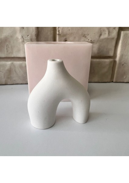 Taş Tozu Kalıbı -Fil Ayağı Vazo Silikon Kalıp