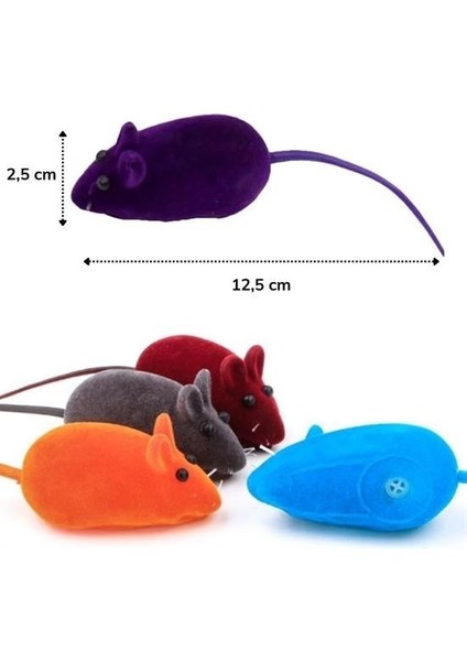 Adatak® 2li Evcil Hayvan Eğitim Sevimli Elastik Kedi Fare Yakalama Interaktif Sesli Eğitim Oyuncağı modelleri