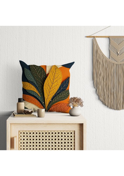 2 Li Kombin Renklii Bohemian Desen 3 Boyutlu Dijital Baskılı I Kırlent Kılıfı fırsatları