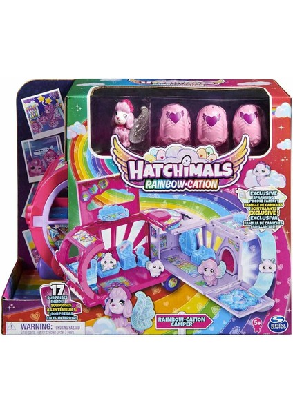 1038215 Hatchimals dönüşen Rainbow Cation karavan