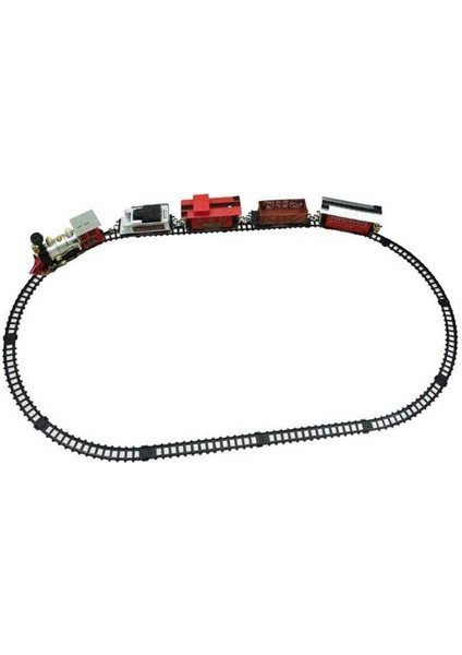 1555 Klasik Tren Seti Sesli ve Işıklı 35 Parça