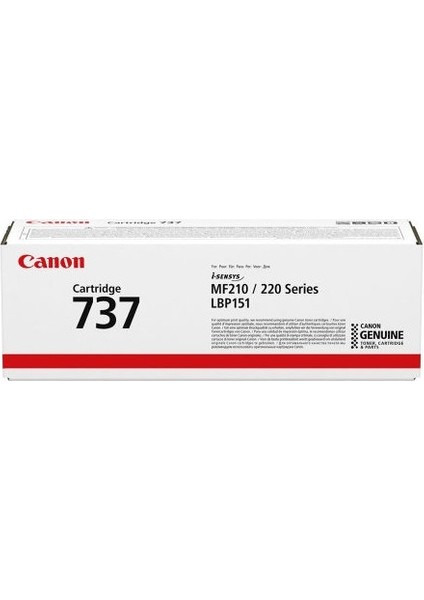 CRG-737-CANON I-Sensys MF-211-MF-212W 2000 Sayfa Siyah Toner fiyatları