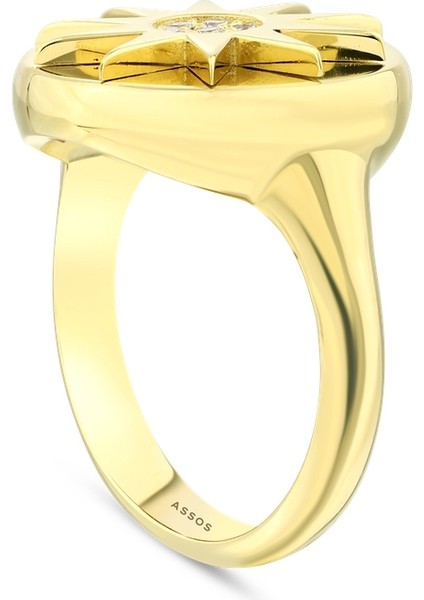 Altın Tasarım Yüzük - 14K