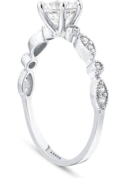 Altın Tektaş Yüzük - 14K