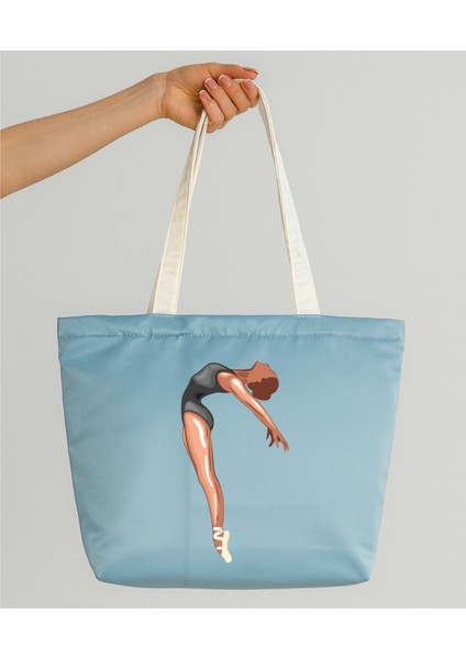 Aurea Balerin Tasarım Mat Saten Çanta